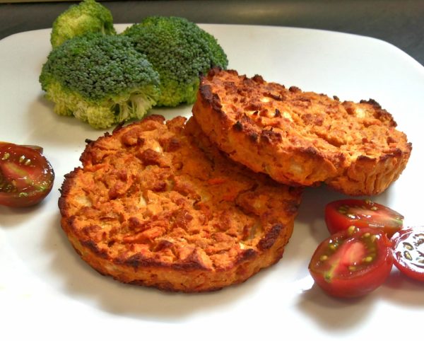 Sweet potato cheesy burgers