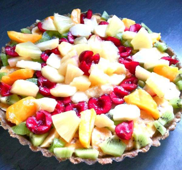 Vegan fruit tart