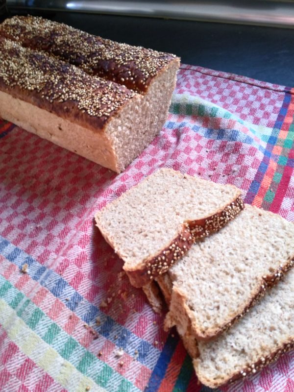 Vegan tin loaf bread